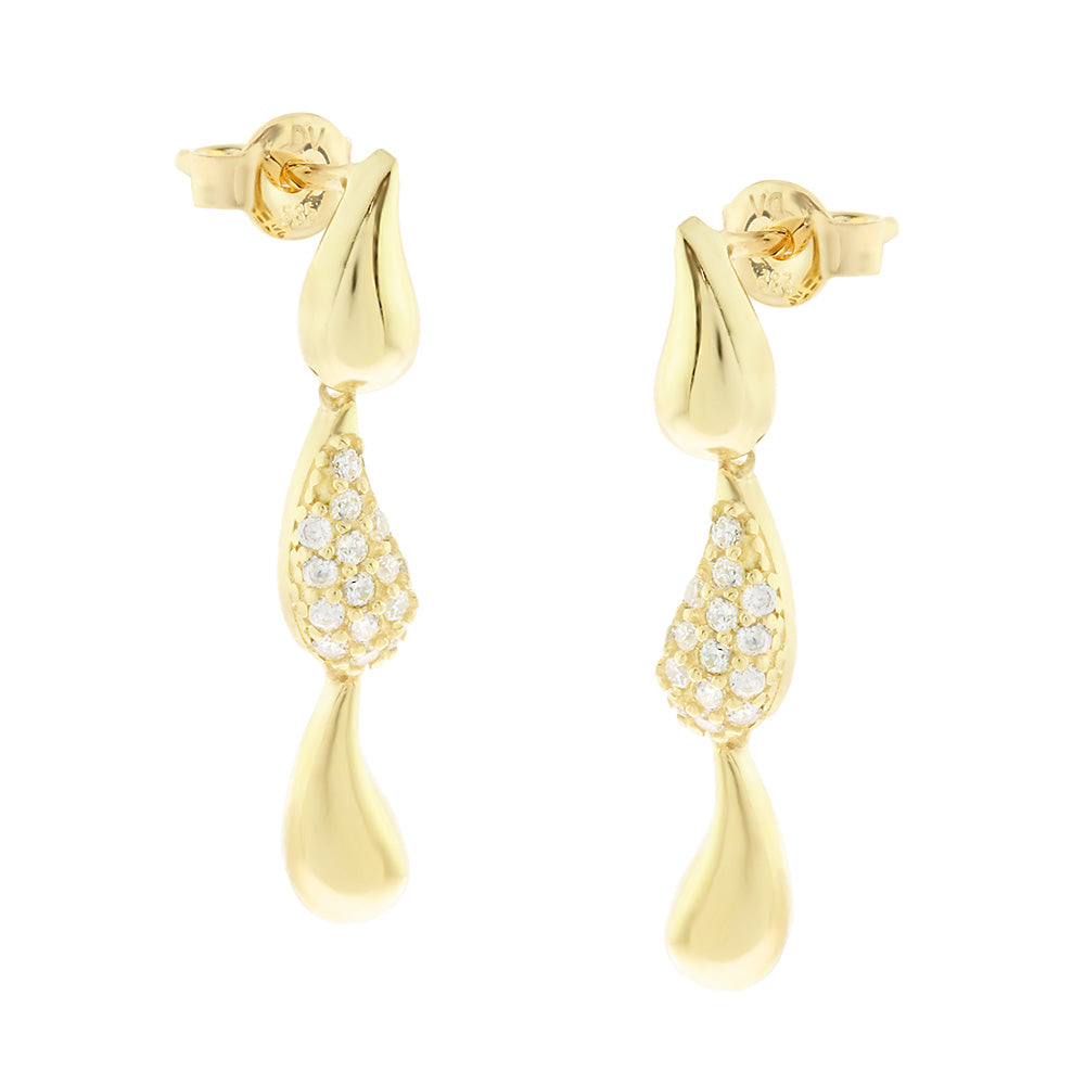 Gold Drop Earrings