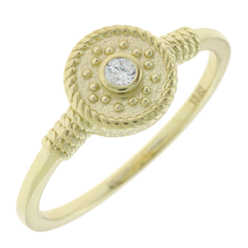 Gold Ring With Design