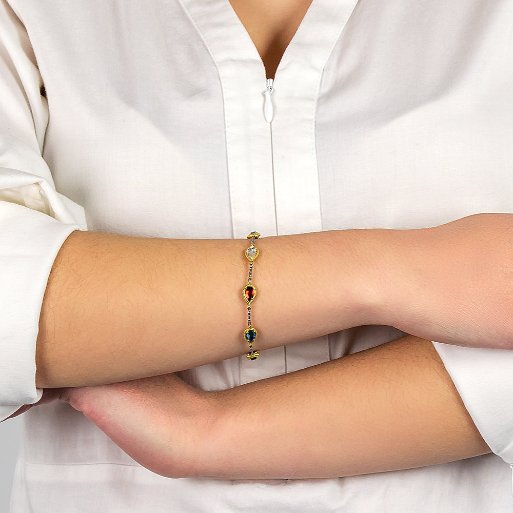 Silver Reversible Bracelet