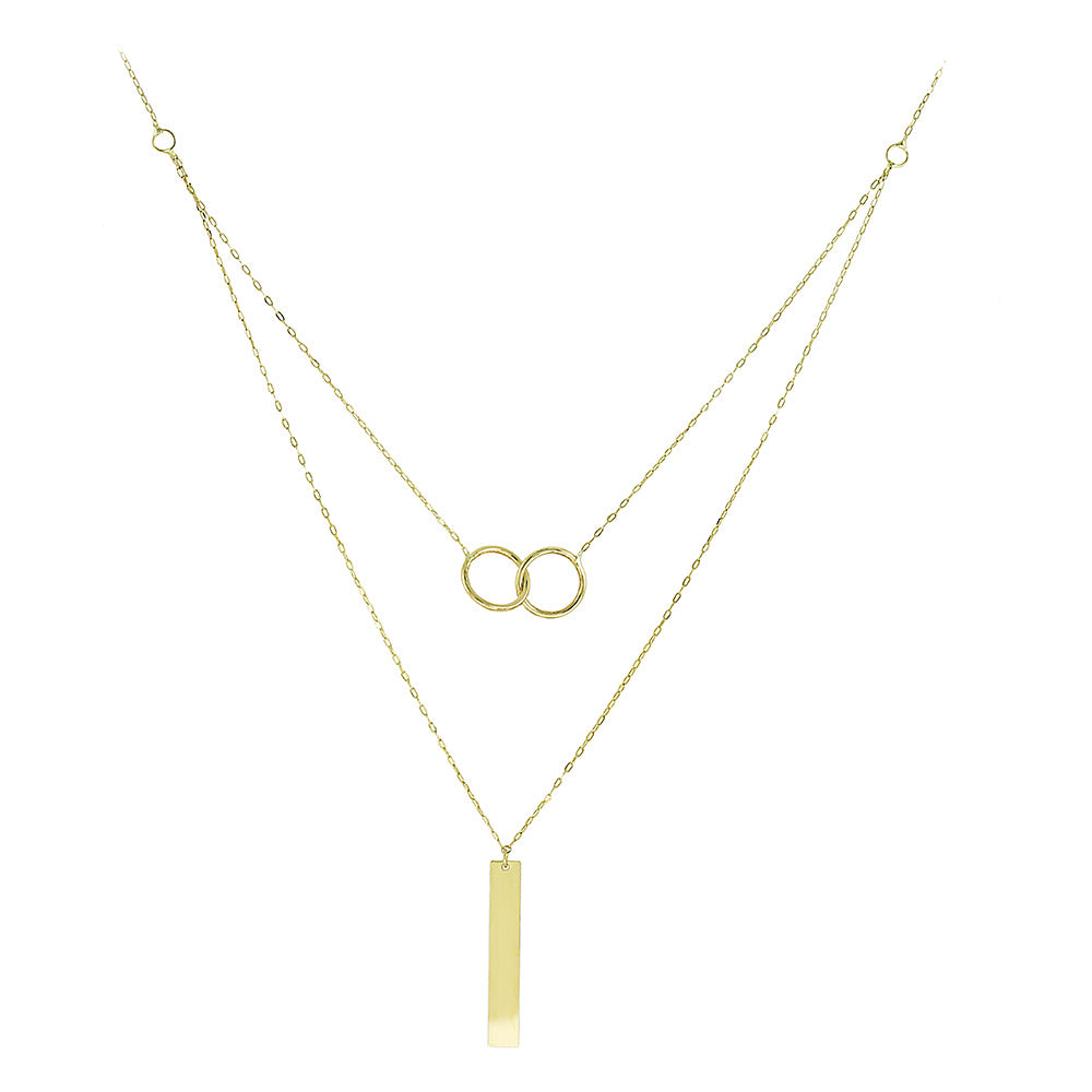 Yellow Gold Double Necklace