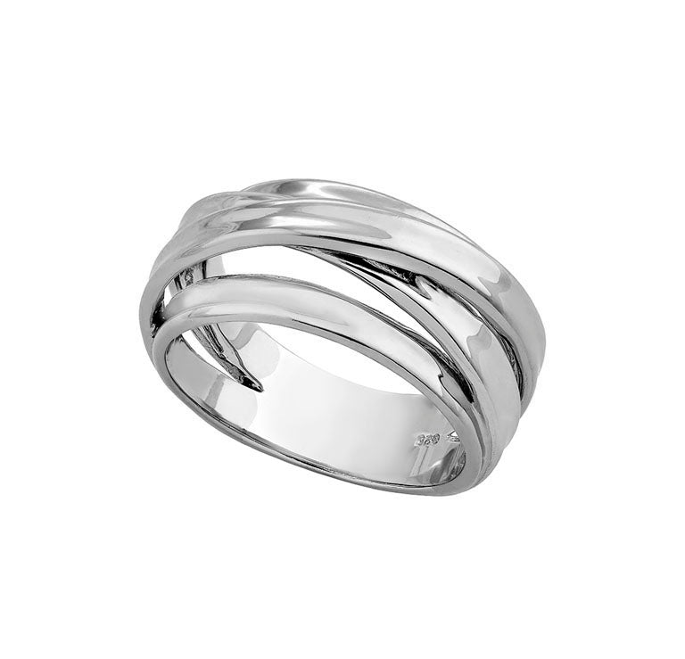 Silver Intertwined Ring