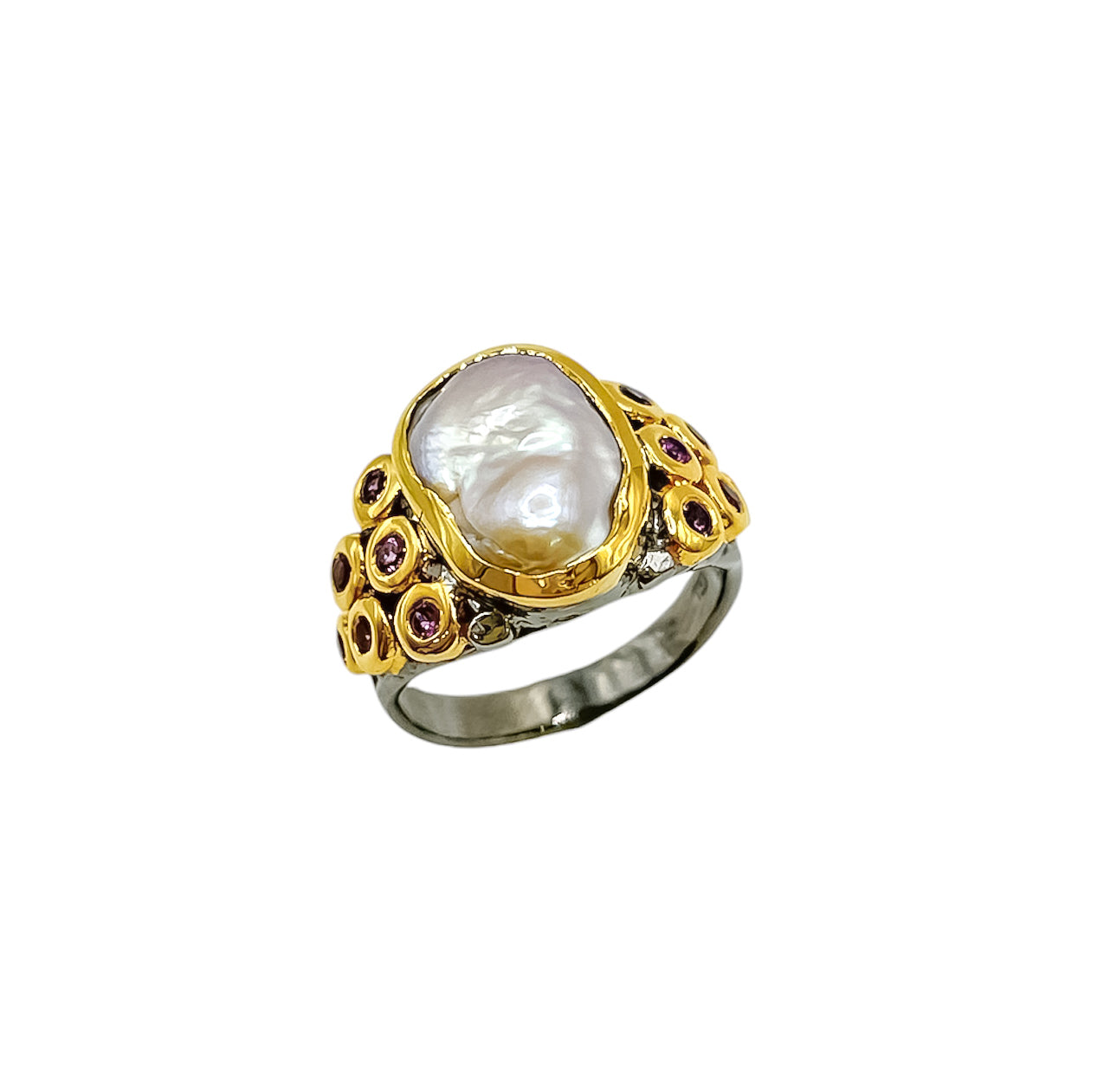 Baroque Pearl Ring