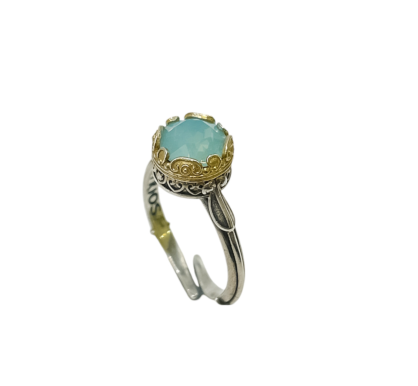 Silver Ring With Swarovski