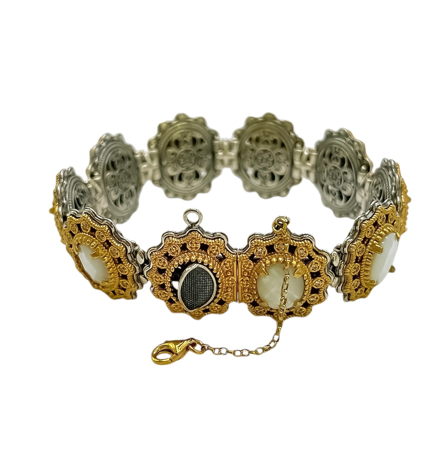 Silver Mother of Pearl Bracelet
