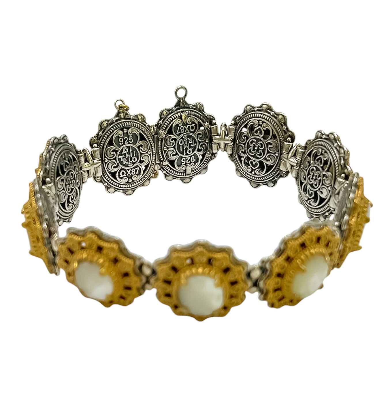 Silver Mother of Pearl Bracelet