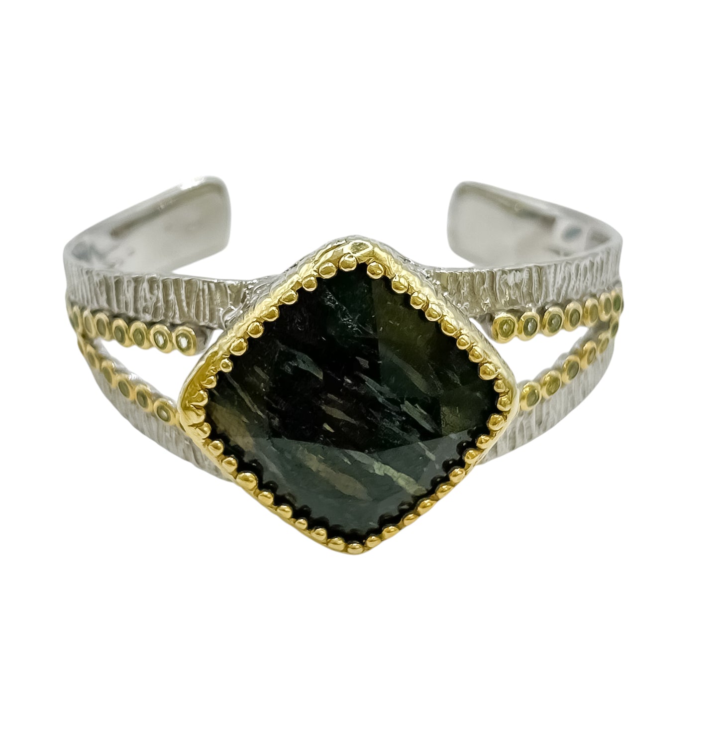 Silver Bangle With Nommite