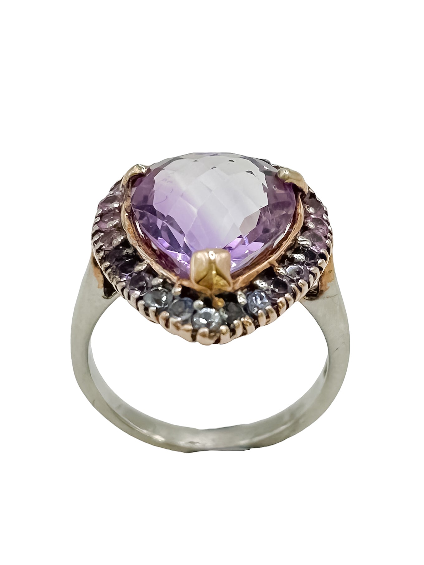 Silver Ring With Amethyst