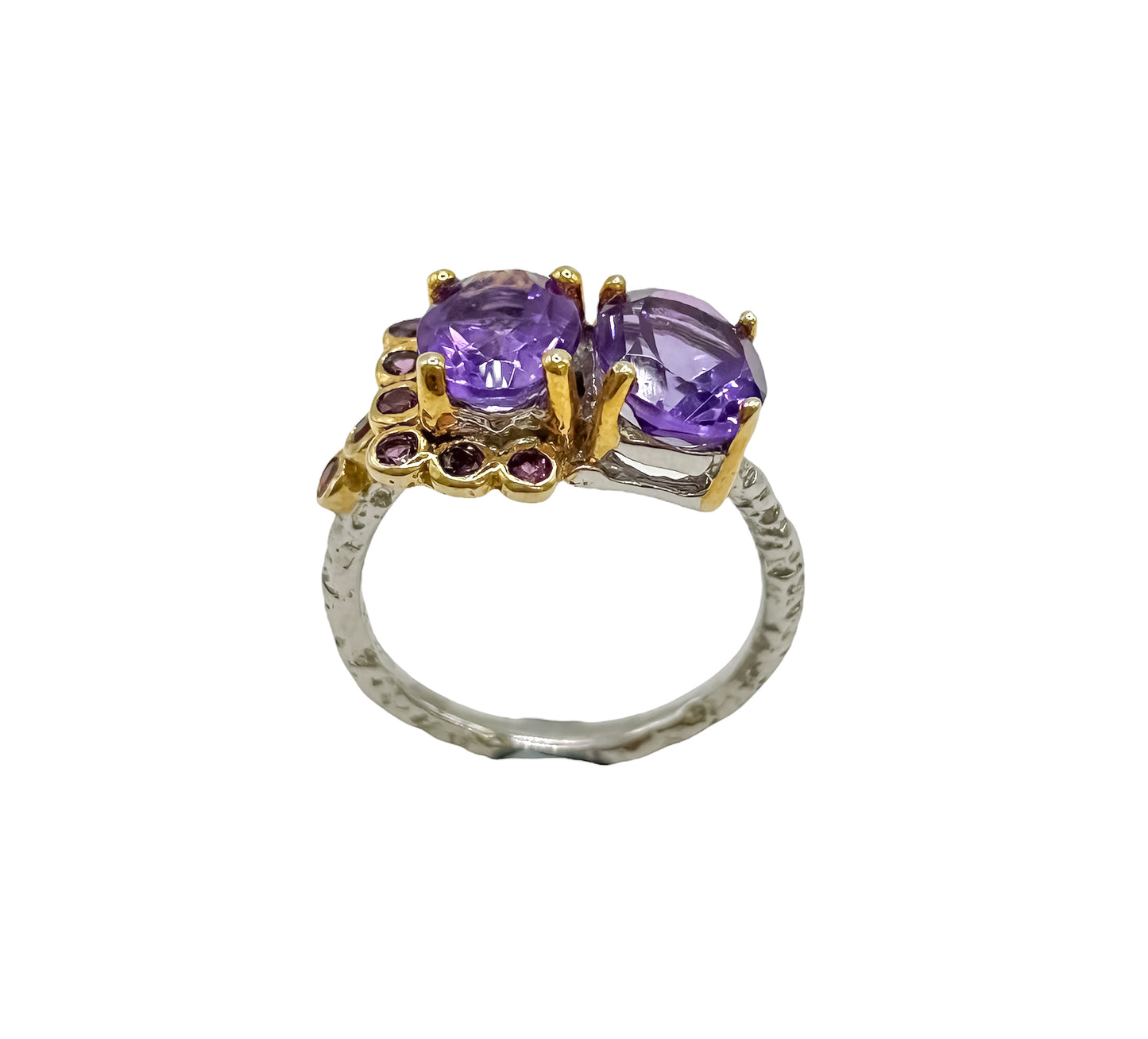 Silver Ring With Amethyst