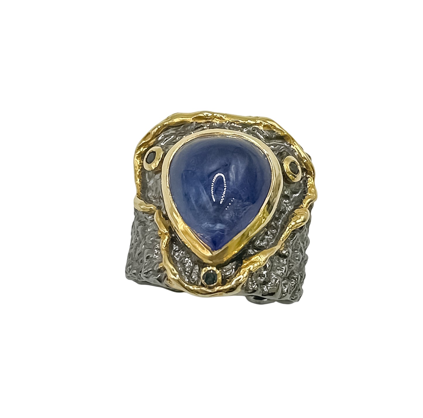 Silver Ring With Tanzanite