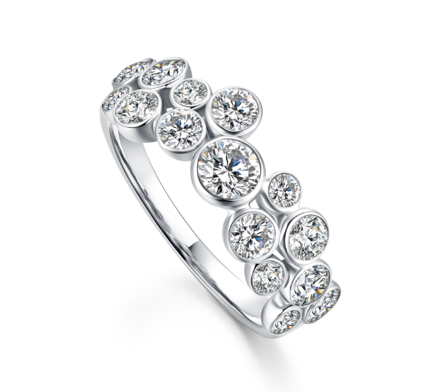 Diamond Bubble Ring