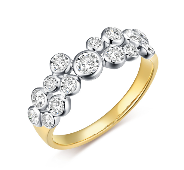 Diamond Bubble Ring