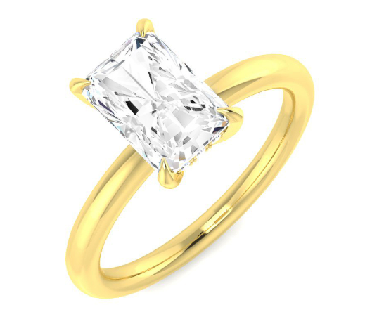 Radiant Lab Diamond Ring