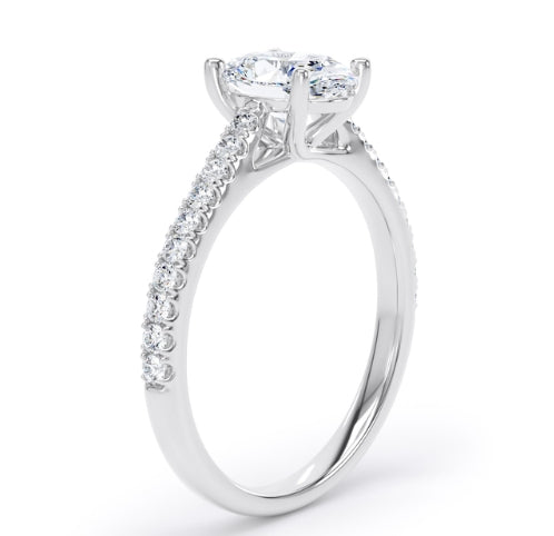 Oval Lab Diamond Ring