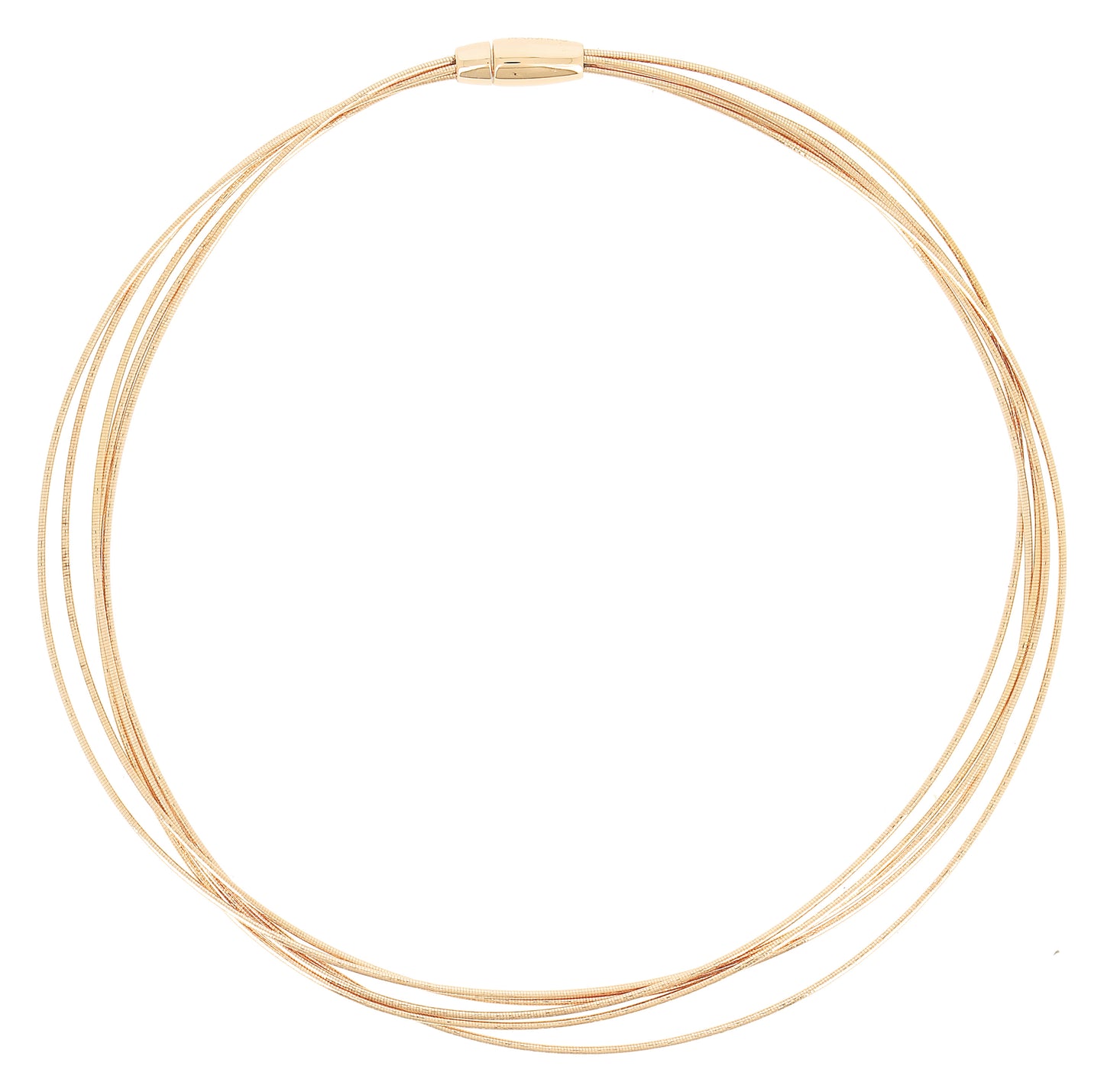 Gold Multi Wired Necklace