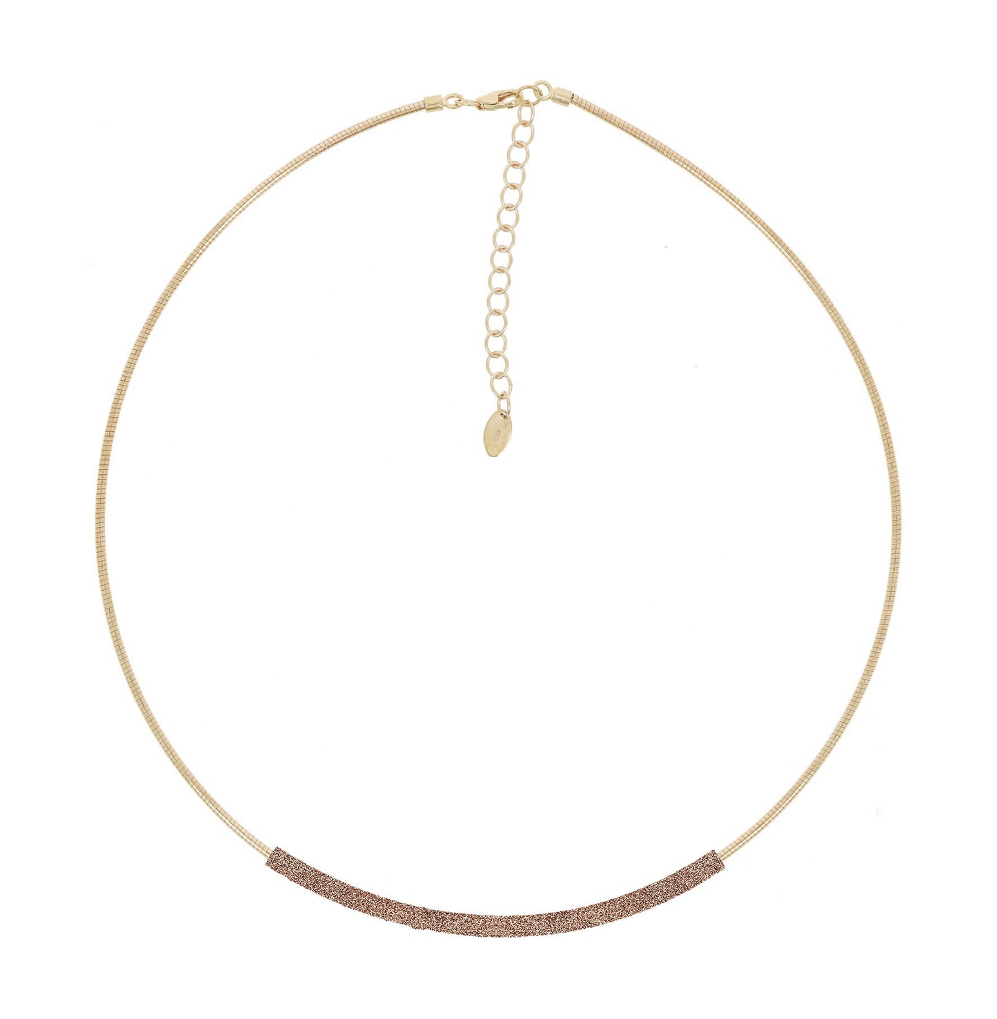 Gold Carbon Dust Necklace
