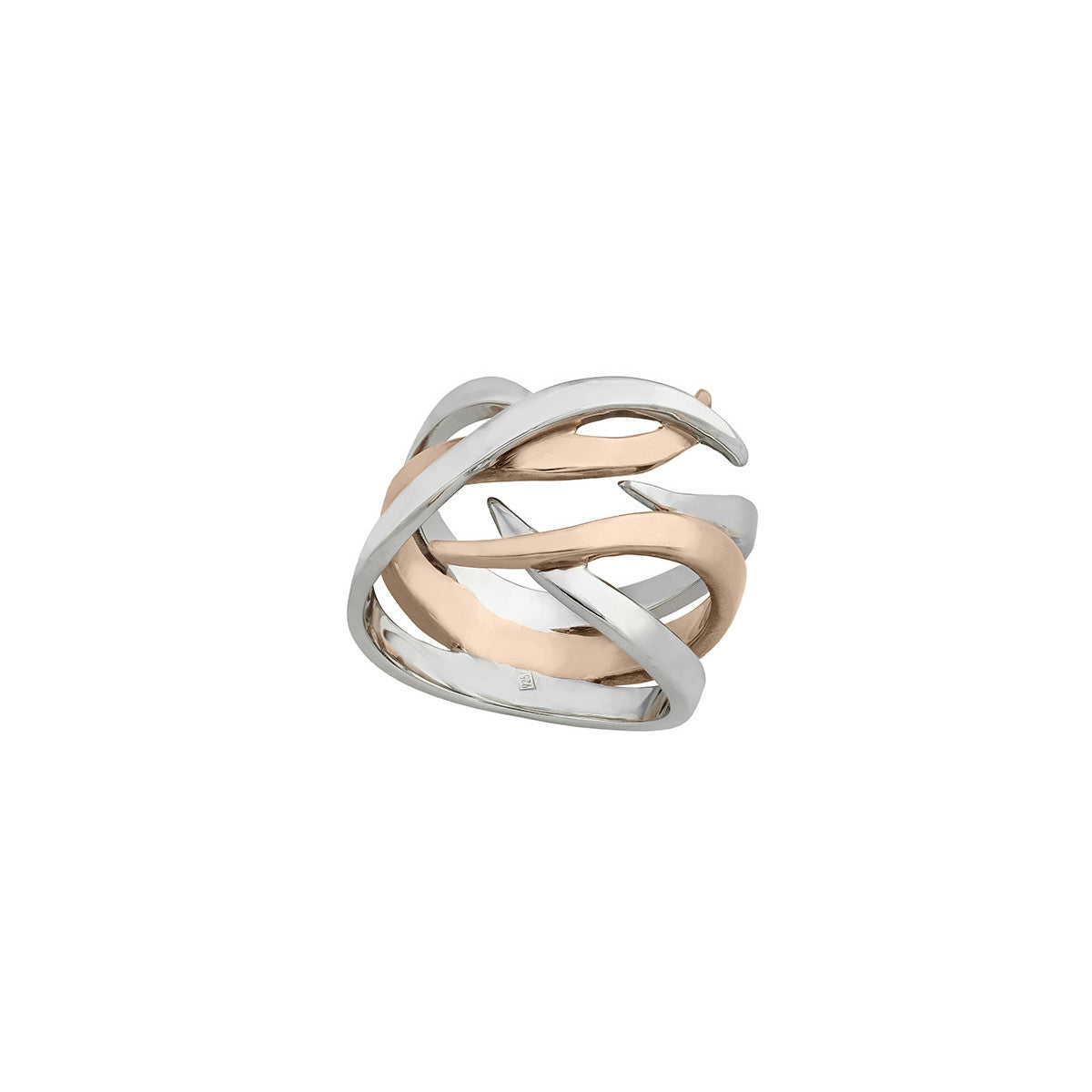 Silver & Rose Gold Ring