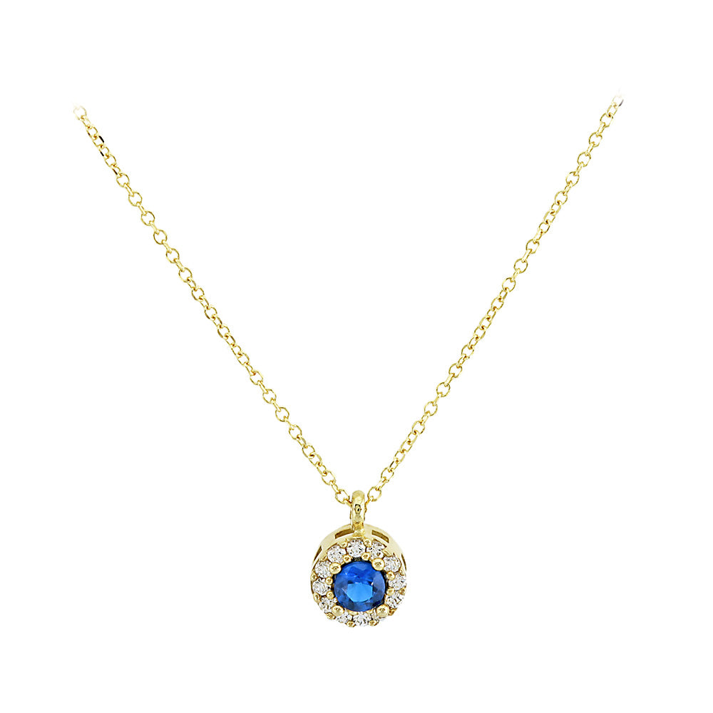 Blue Gemstone Necklace