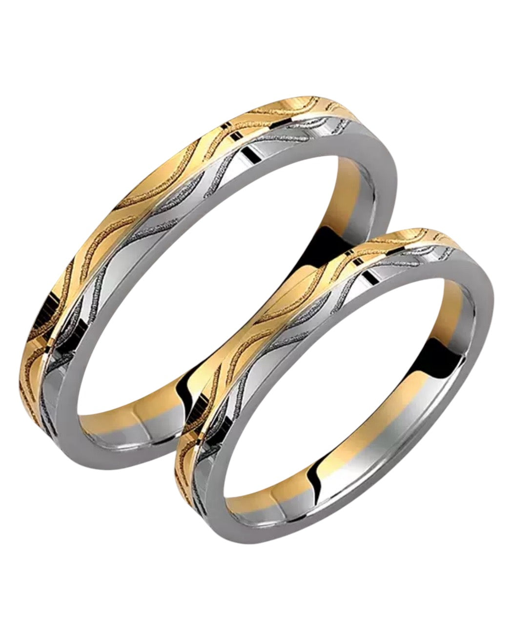 Set of Wedding Bands - VAL410A