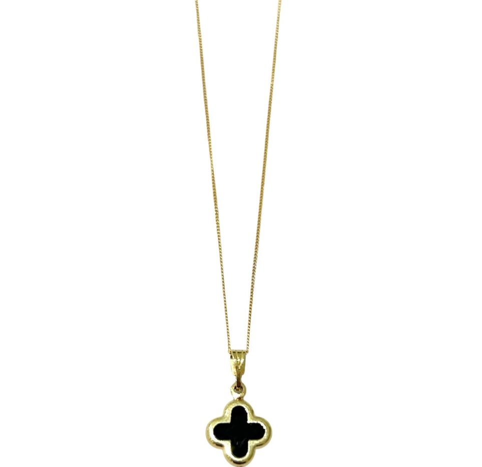 Black Pendant Necklace