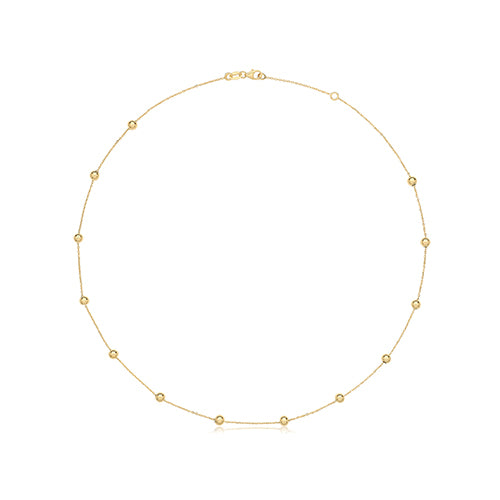 Gold Beaded Necklace