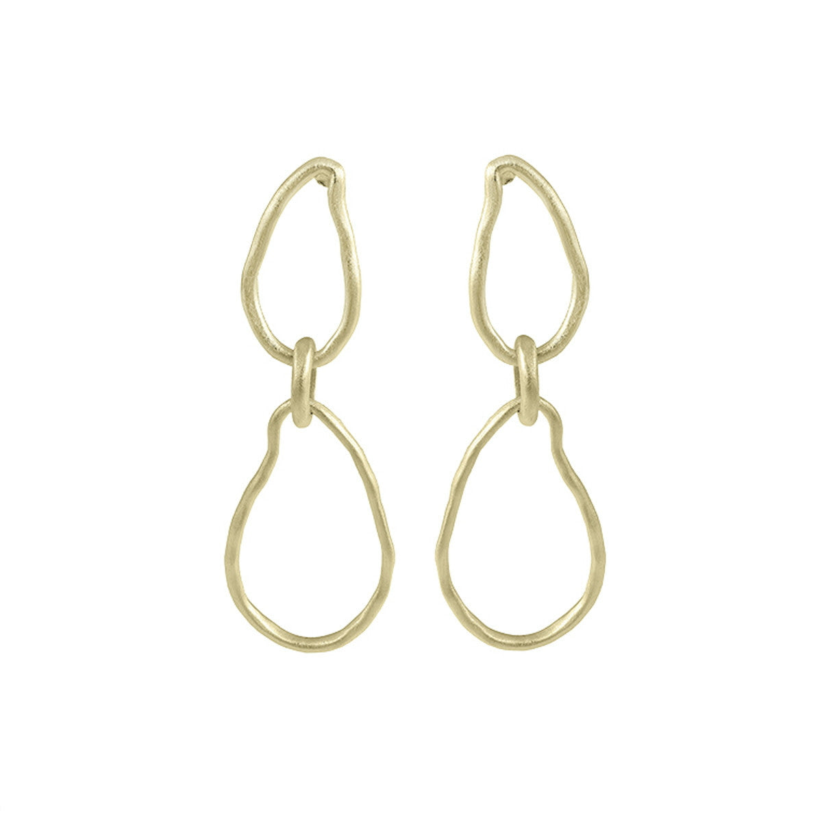 Gold Toned Dangling Earrings