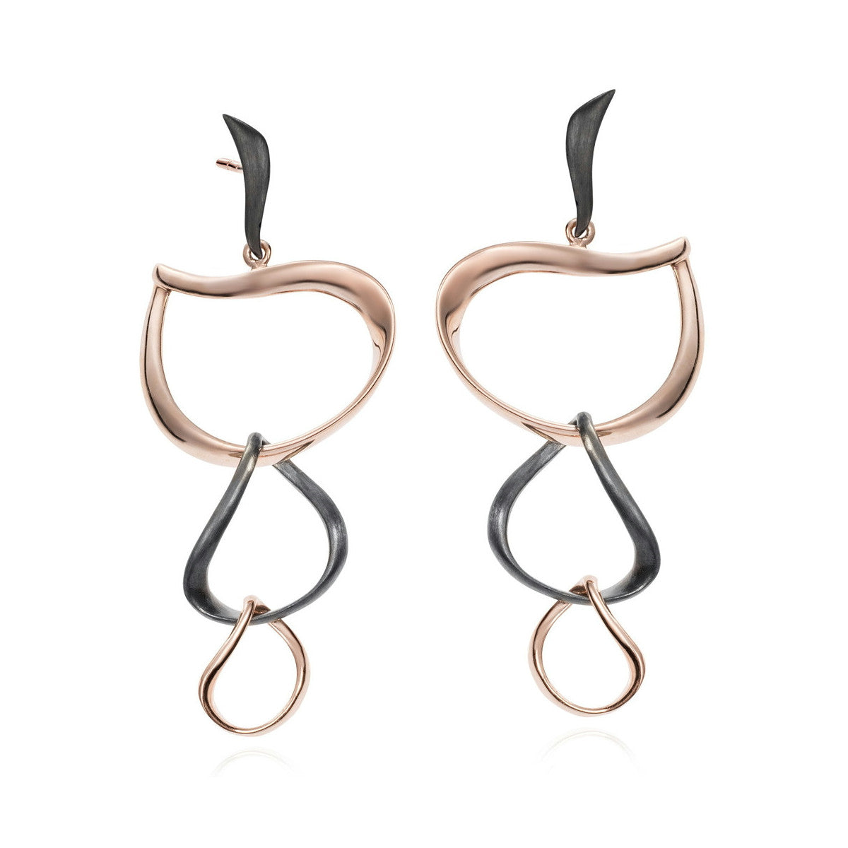 Dual Color Earrings