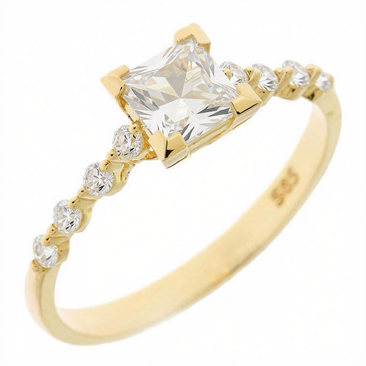 Princess Gold Ring