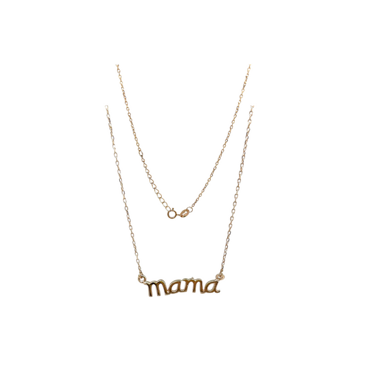 Rose Gold Mum Necklace