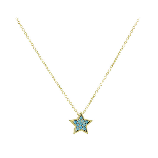 Blue Star Necklace