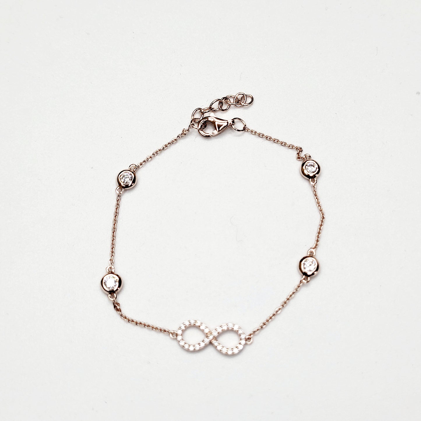 Rose Gold Infinity Bracelet