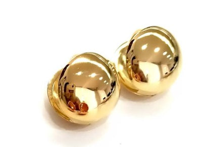 Gold Ball Earrings