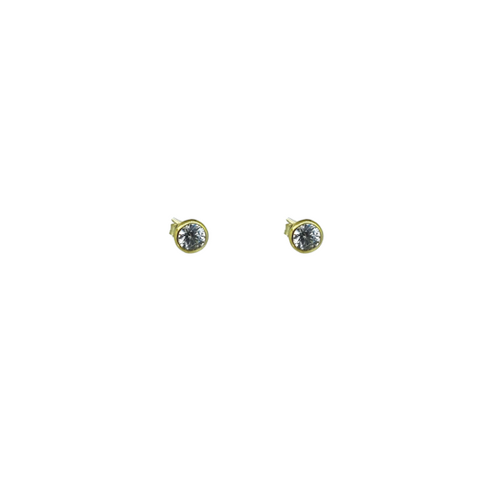 Yellow Gold Stud Earrings