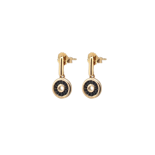 Rose Gold Dangle Earrings