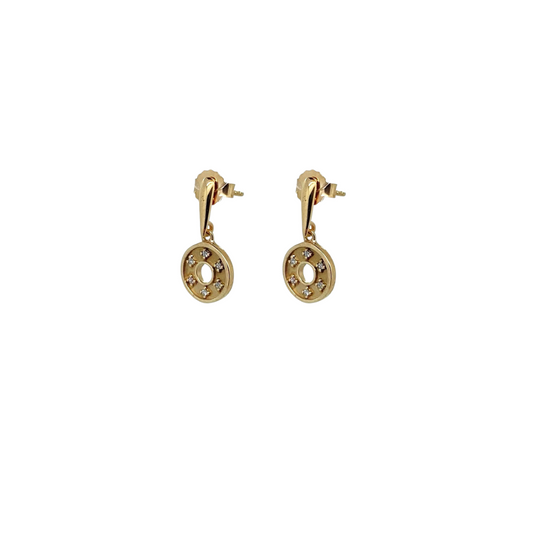 Rose Gold Drop Earrings