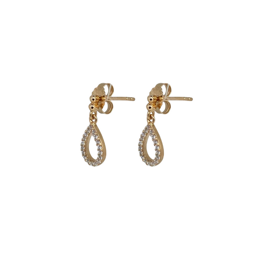 Rose Gold Drop Earrings