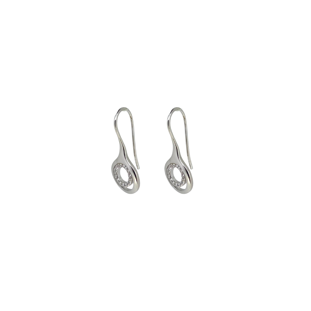 Silver Drop Earrings