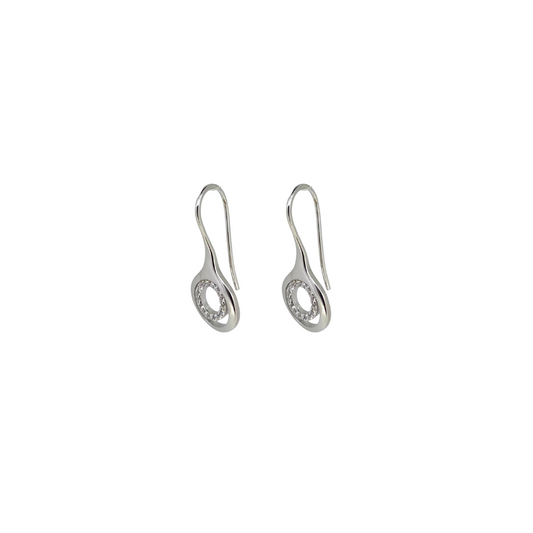 Silver Drop Earrings