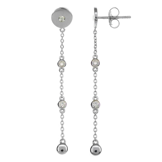 Silver Drop Earrings