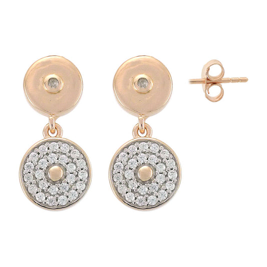 Rose Gold Drop Earrings