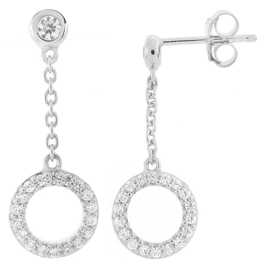 Silver Drop Earrings