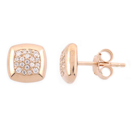 Rose Gold Stud Earrings