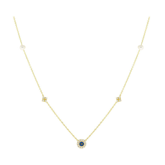 Gold Eye Necklace