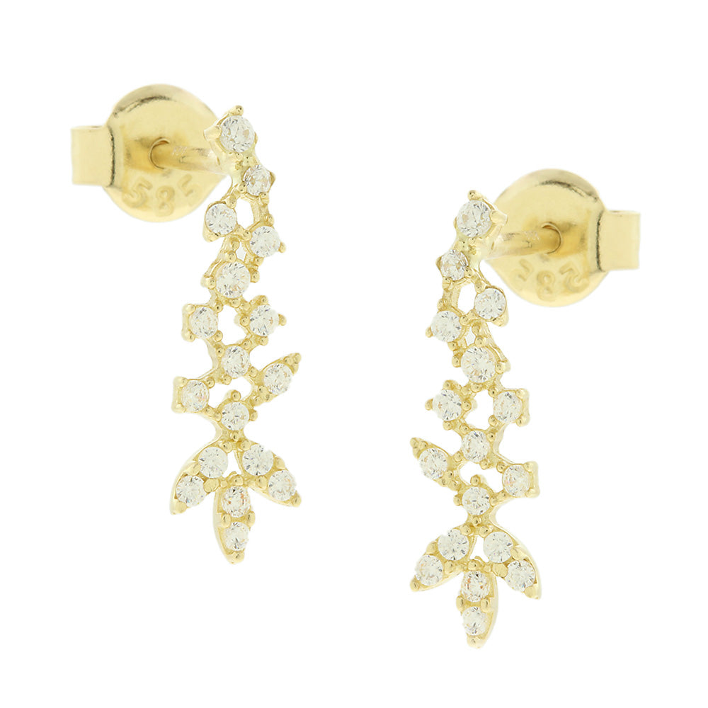 Yellow Gold Drop Earrings