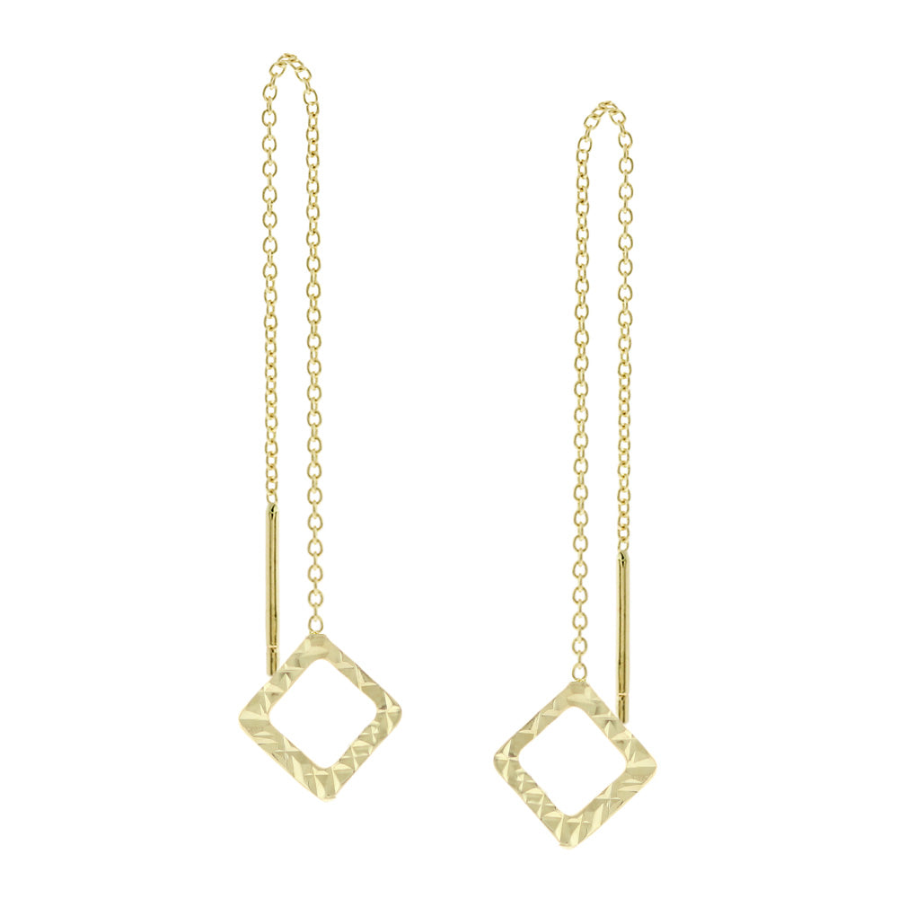 Yellow Gold Drop Earrings