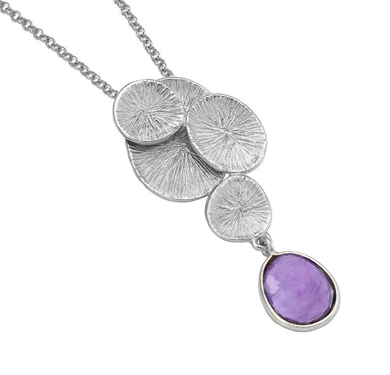 Silver Amethyst Necklace