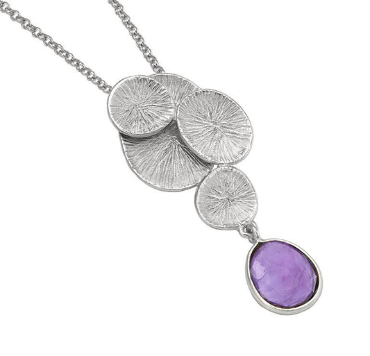 Silver Amethyst Necklace