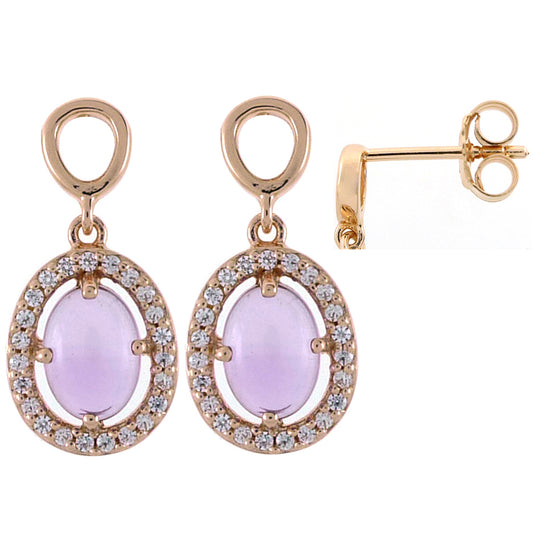 Amethyst Drop Earrings