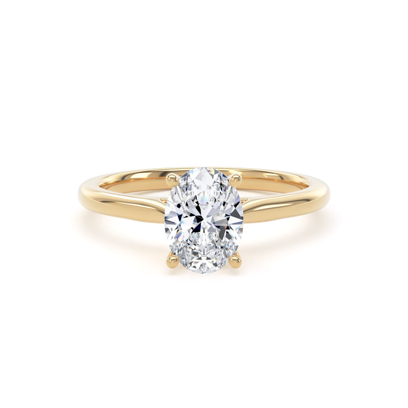 Oval Lab Diamond Ring