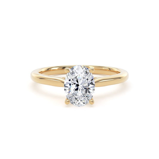 Oval Lab Diamond Ring