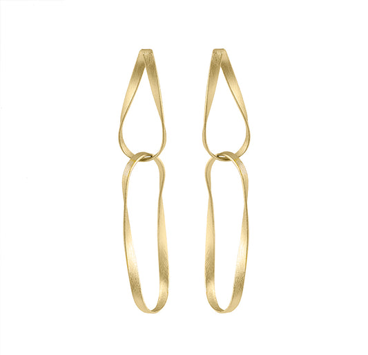 Gold Links Earrings